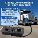 HVAC A/C Control Panel 599 - 5511 for Kenworth W900/T800 (2002–2006) - RoadWest Truck Parts - B0GCG7Q7YZ - High Soar