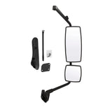 International 4300–8600 Door Mirror w/ Arm – Black / Chrome (LH Driver) - RoadWest Truck Parts - B09H5LR4X2 - High Soar