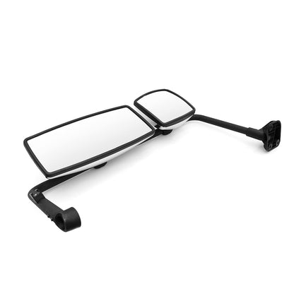 International 4300–8600 Door Mirror w/ Arm – Black / Chrome (LH Driver) - RoadWest Truck Parts - B09H5LR4X2 - High Soar