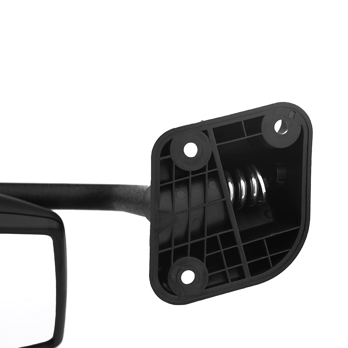 International 4300–8600 Door Mirror w/ Arm – Black / Chrome (LH Driver) - RoadWest Truck Parts - B09H5LR4X2 - High Soar