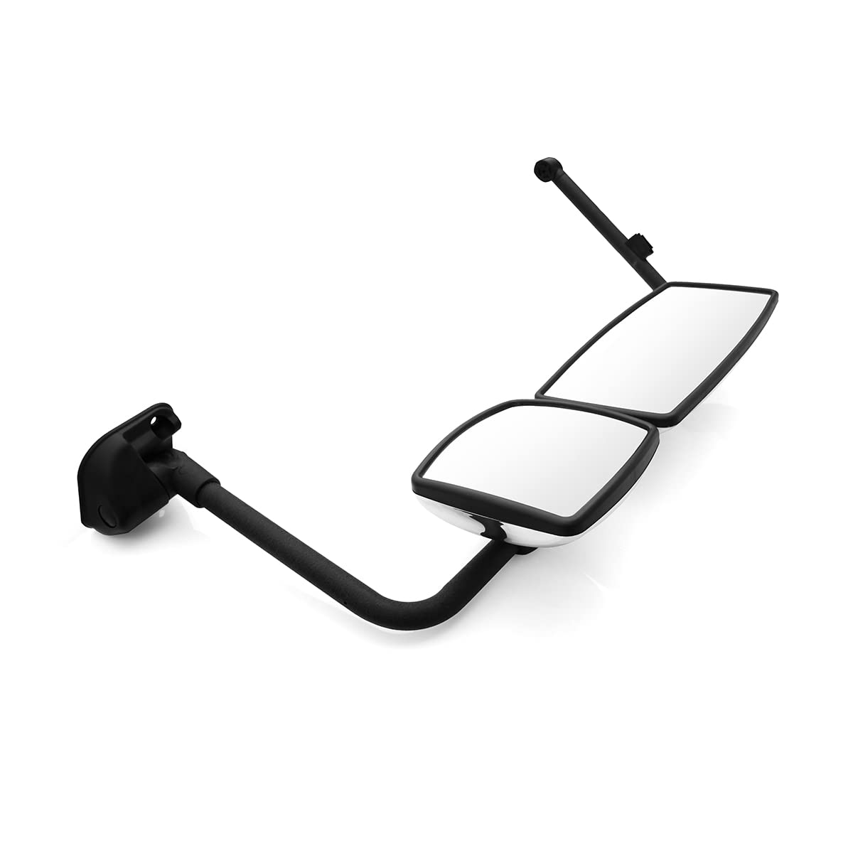 International 4300–8600 Door Mirror w/ Arm – Black / Chrome (LH Driver) - RoadWest Truck Parts - B09H5LR4X2 - High Soar