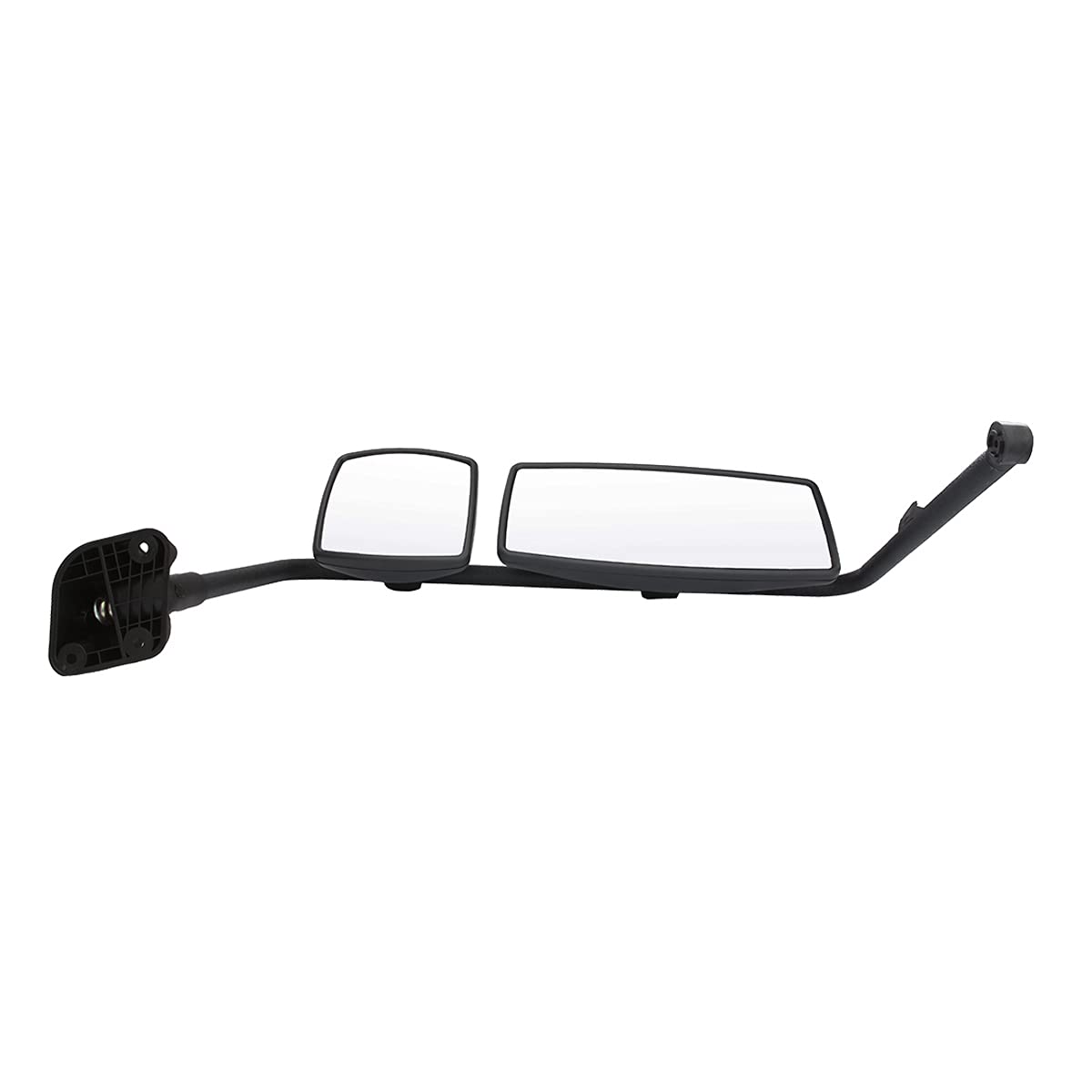International 4300–8600 Door Mirror w/ Arm – Black / Chrome (LH Driver) - RoadWest Truck Parts - B09H5LR4X2 - High Soar