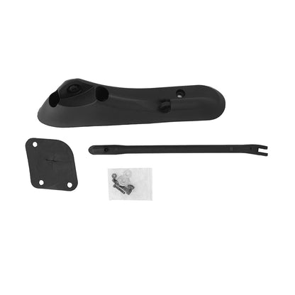 International 4300–8600 Door Mirror w/ Arm – Black / Chrome (LH Driver) - RoadWest Truck Parts - B09H5LR4X2 - High Soar