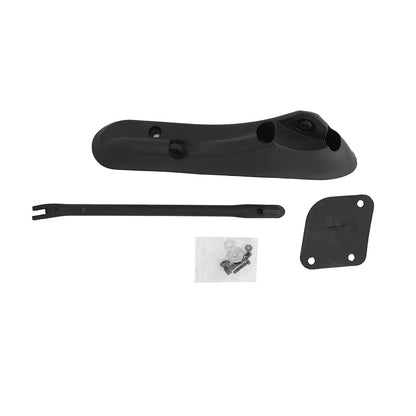 International 4300–8600 Door Mirror w/ Arm – Black / Chrome (LH Driver) - RoadWest Truck Parts - B09H5LR4X2 - High Soar