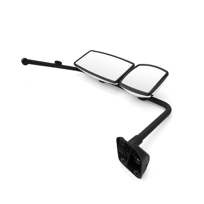 International 4300–8600 Door Mirror w/ Arm – Black / Chrome (LH Driver) - RoadWest Truck Parts - B09H5LR4X2 - High Soar