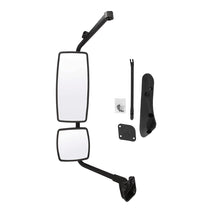 International 4300–8600 Door Mirror w/ Arm – Black / Chrome (LH Driver) - RoadWest Truck Parts - B09HK814Z5 - High Soar
