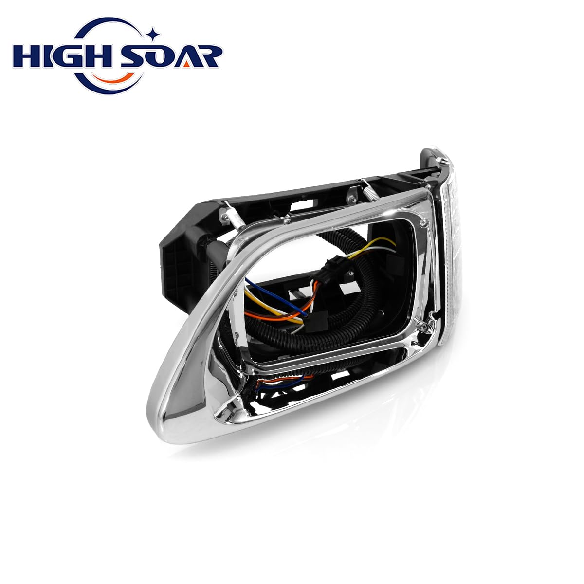 International 5900/9200/9400 LED Projector Headlights Pair – High/Low Beam - RoadWest Truck Parts - B09M6BPXZ51 - High Soar