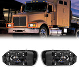 International 5900/9200/9400 LED Projector Headlights Pair – High/Low Beam - RoadWest Truck Parts - B09M6BPXZ51 - High Soar