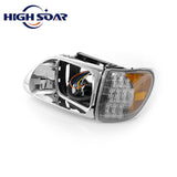 International 5900/9200/9400 LED Projector Headlights Pair – High/Low Beam - RoadWest Truck Parts - B09M6BPXZ51 - High Soar