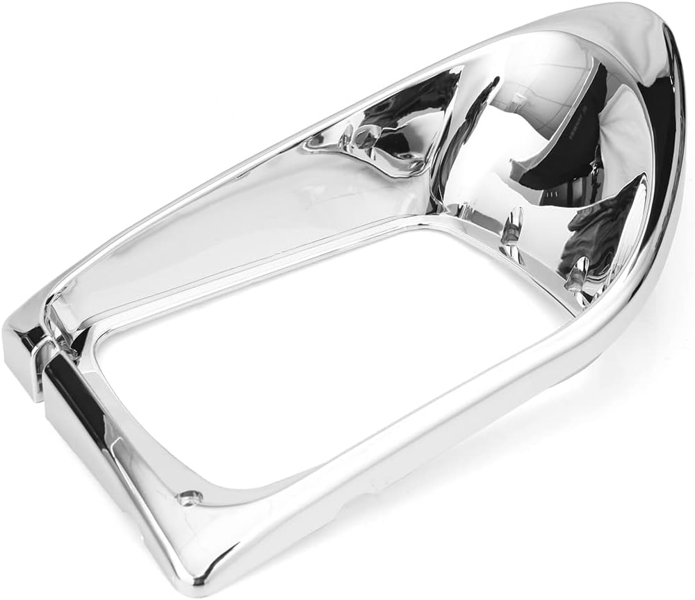 International 9200/9400/5900 Headlight Bezel Pair – Chrome (Driver & Passenger) – OE Replacement - RoadWest Truck Parts - B09YM3HZBR - High Soar