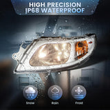 International Harvester 3200–8600 LED Headlight Assembly (2002–2018) - RoadWest Truck Parts - B0B4J7TYYB - High Soar