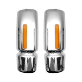 International ProStar/WorkStar Door Mirror Covers Pair – Chrome (Driver & Passenger) - RoadWest Truck Parts - B09WV6M24K - High Soar