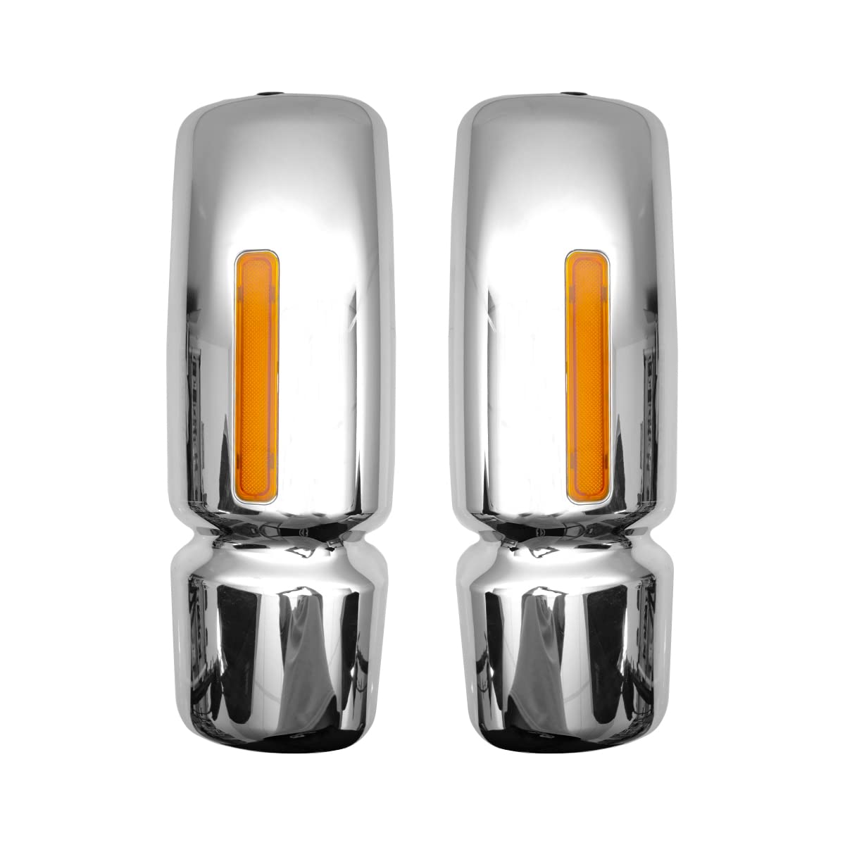 International ProStar/WorkStar Door Mirror Covers Pair – Chrome (Driver & Passenger) - RoadWest Truck Parts - B09WV6M24K - High Soar
