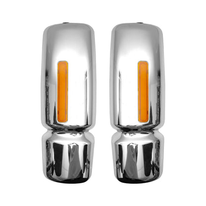 International ProStar/WorkStar Door Mirror Covers Pair – Chrome (Driver & Passenger) - RoadWest Truck Parts - B09WV6M24K - High Soar