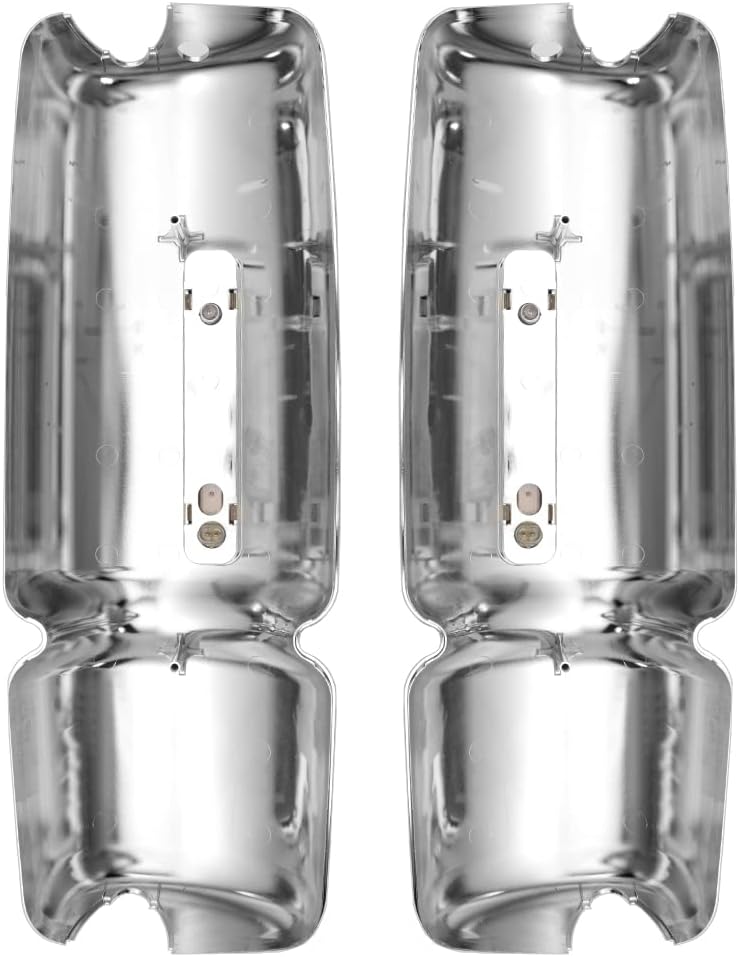 International WorkStar Mirror Covers – Chrome w/ Reflector (2002–2018) - RoadWest Truck Parts - B09WV836P1 - High Soar