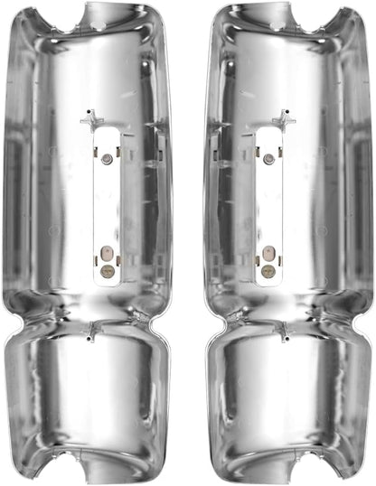 International WorkStar Mirror Covers – Chrome w/ Reflector (2002–2018) - RoadWest Truck Parts - B09WV836P1 - High Soar