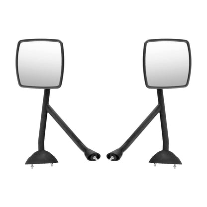 International WorkStar/DuraStar Hood Mirror Pair – Black (Fits 4300–8500 Series) - RoadWest Truck Parts - B0BJD96QJS - High Soar