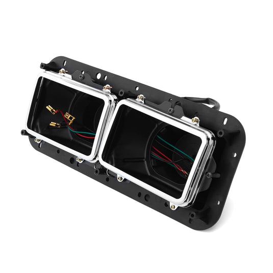 Kenworth 4×6 Headlight Housing Base + Harness – T400/T600/T800/W900/K100/C500 (LED) - RoadWest Truck Parts - MZ-10-3350-05 - High Soar