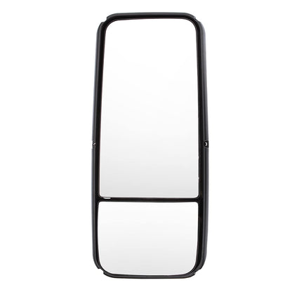 Kenworth T170–T800 Door Mirror – Heated, Black/Chrome - RoadWest Truck Parts - B09SPF6L9D - High Soar