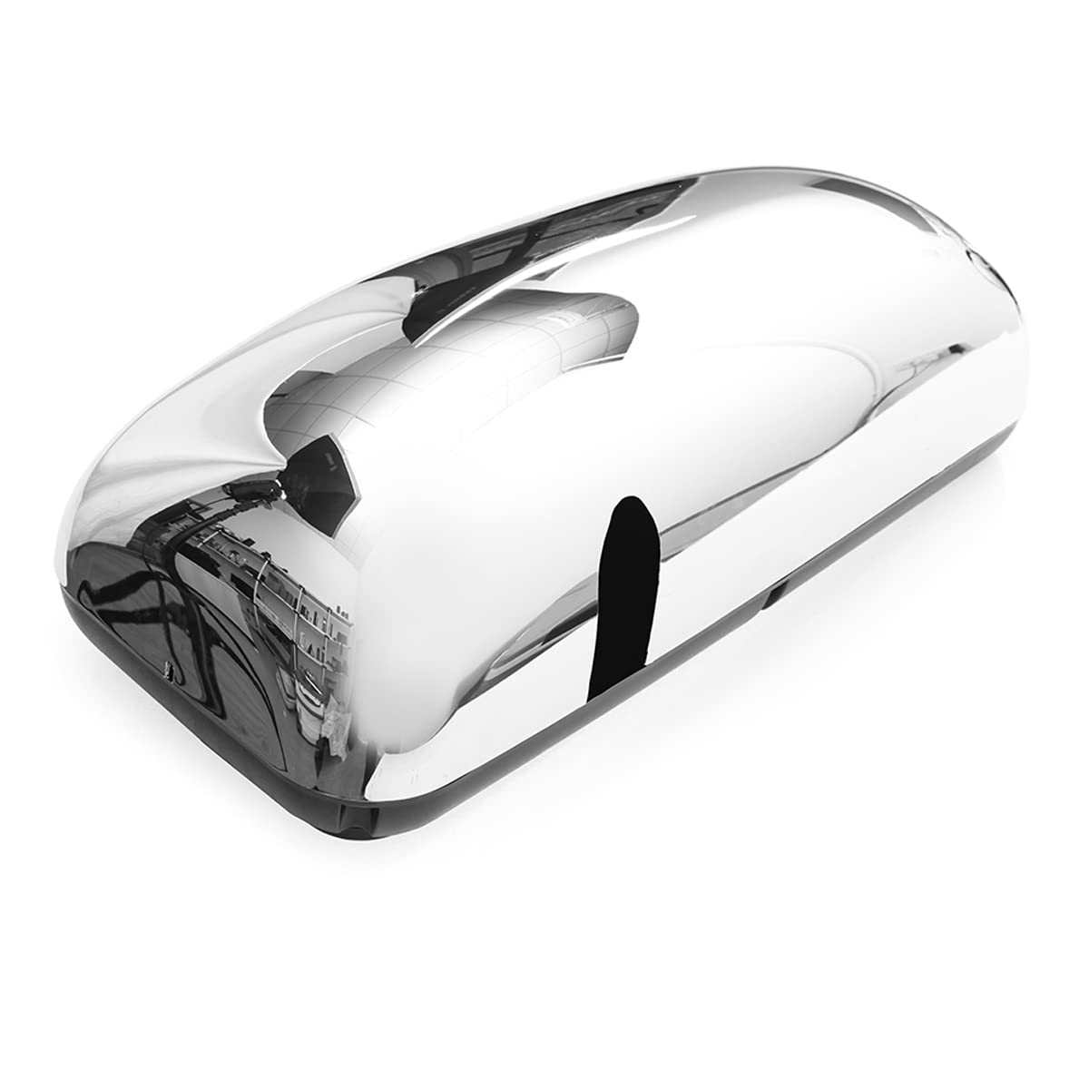 Kenworth T170–T800 Door Mirror – Heated, Black/Chrome - RoadWest Truck Parts - B09SPF6L9D - High Soar