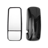 Kenworth T170–T800 Door Mirror – Heated, Black/Chrome - RoadWest Truck Parts - B09SPF6L9D - High Soar