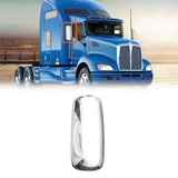 Kenworth T170–T800 Door Mirror – Heated, Black/Chrome - RoadWest Truck Parts - B09SPF6L9D - High Soar