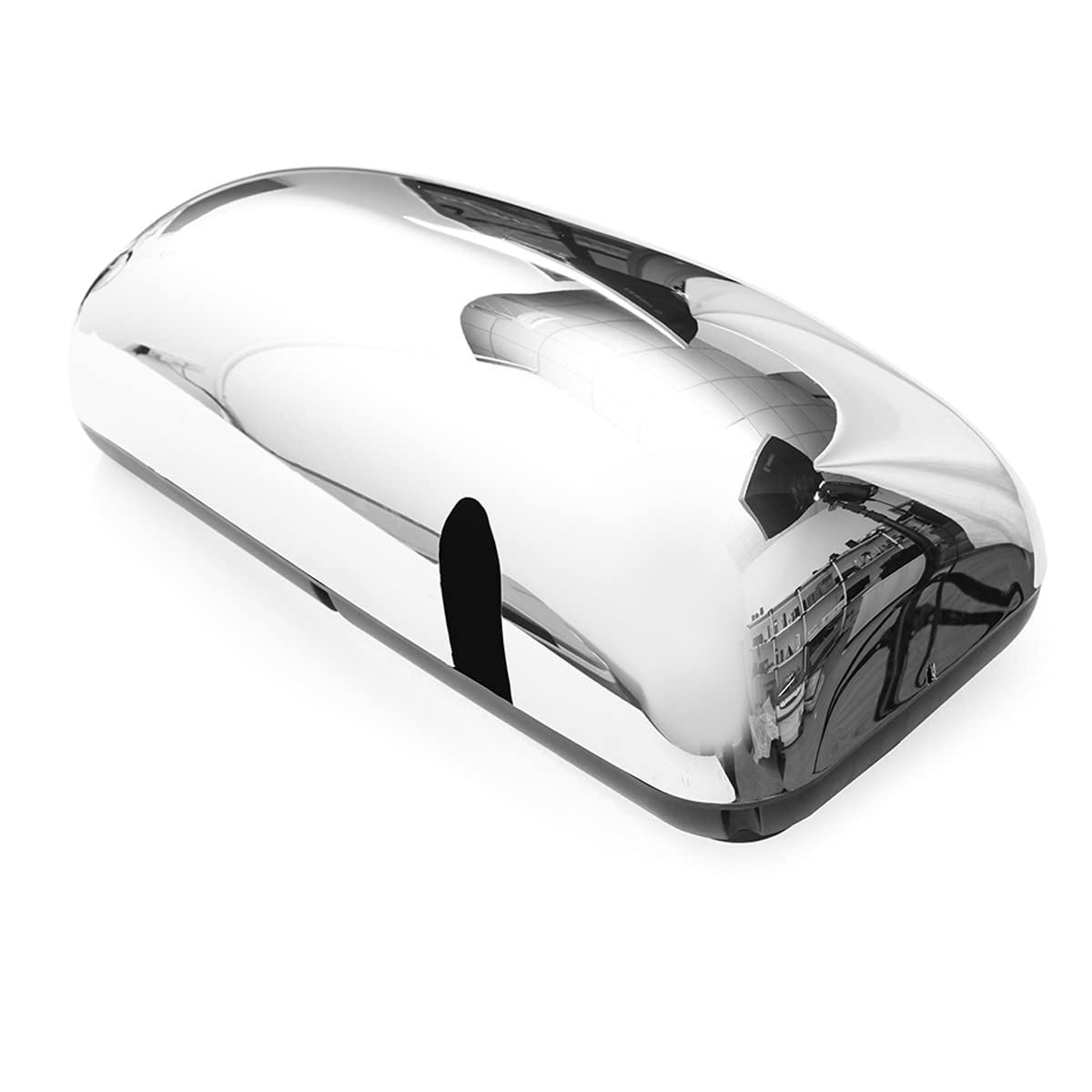 Kenworth T170–T800 Door Mirror – Heated, Black/Chrome - RoadWest Truck Parts - B09SPF6L9D - High Soar