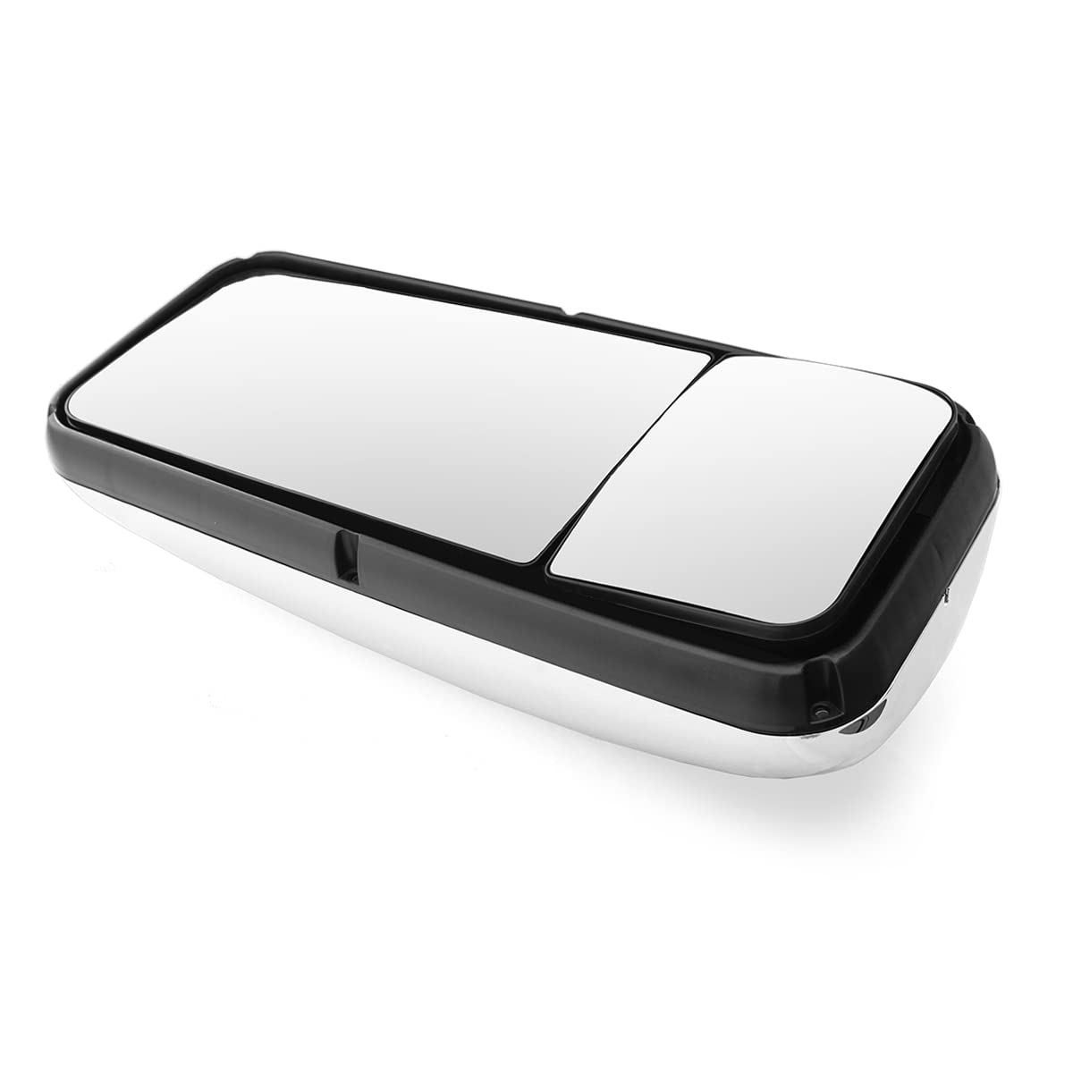 Kenworth T170–T800 Door Mirror – Heated, Black/Chrome - RoadWest Truck Parts - B09SPF6L9D - High Soar