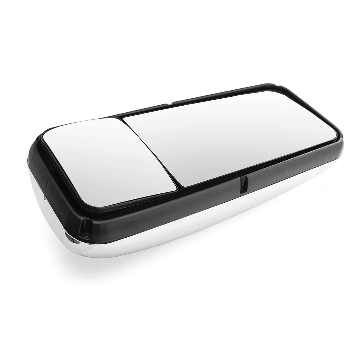 Kenworth T170–T800 Door Mirror – Heated, Black/Chrome - RoadWest Truck Parts - B09SPF6L9D - High Soar