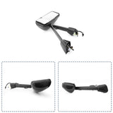 Kenworth T170–T800 Door Mirror – Power Heated, Chrome/Black - RoadWest Truck Parts - B08S76L2S9 - High Soar