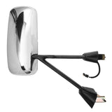 Kenworth T170–T800 Door Mirror – Power Heated, Chrome/Black - RoadWest Truck Parts - B08S76L2S9 - High Soar