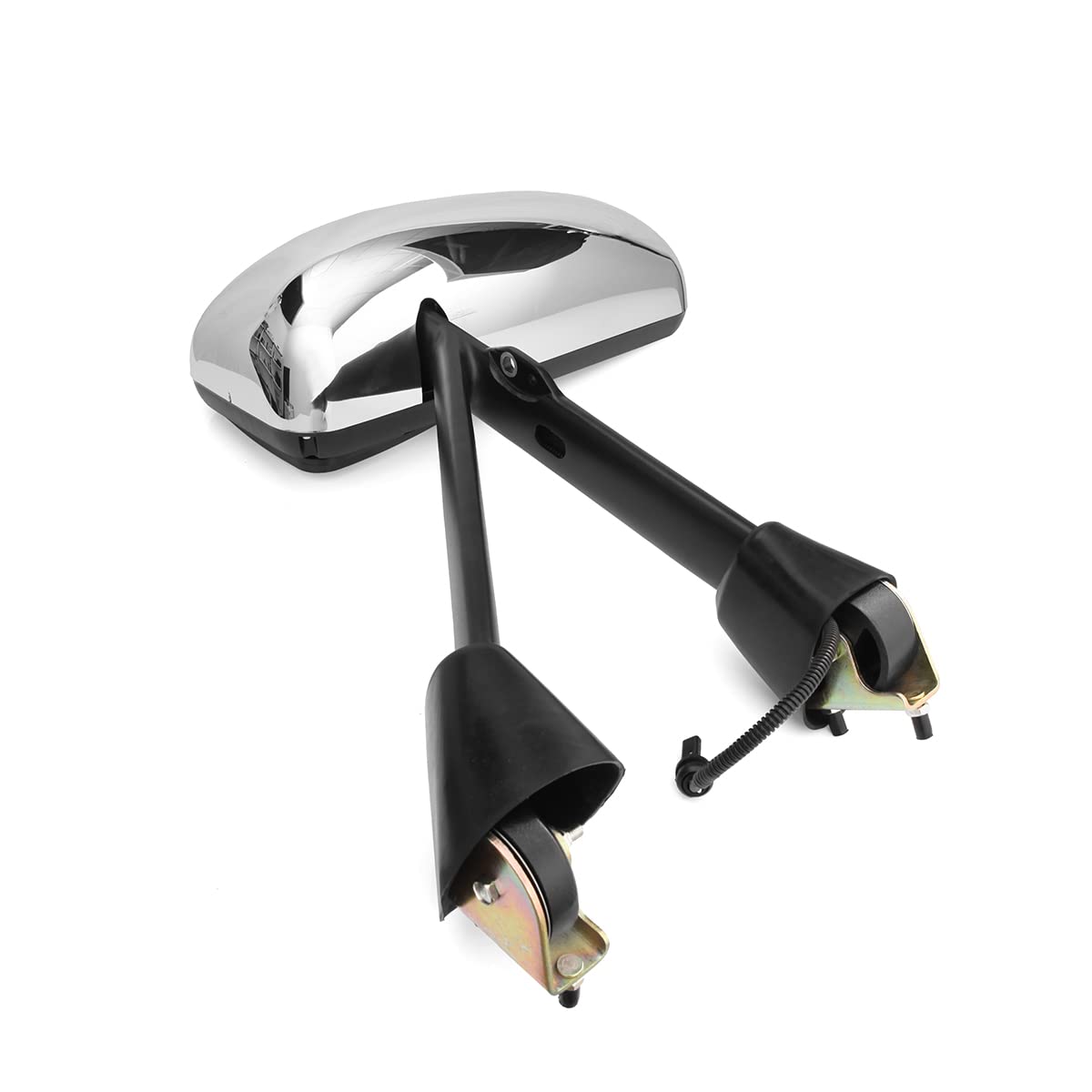 Kenworth T170–T800 Door Mirror – Power Heated, Chrome/Black - RoadWest Truck Parts - B08S76L2S9 - High Soar