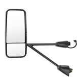 Kenworth T170–T800 Door Mirror – Power Heated, Chrome/Black - RoadWest Truck Parts - B08S76L2S9 - High Soar