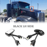 Kenworth T170–T800 Door Mirror – Power Heated, Chrome/Black - RoadWest Truck Parts - B08S76L2S9 - High Soar
