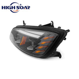 Kenworth T170–T800 LED Headlights Pair (2008–2016) - RoadWest Truck Parts - B0BTBF5P6B - High Soar