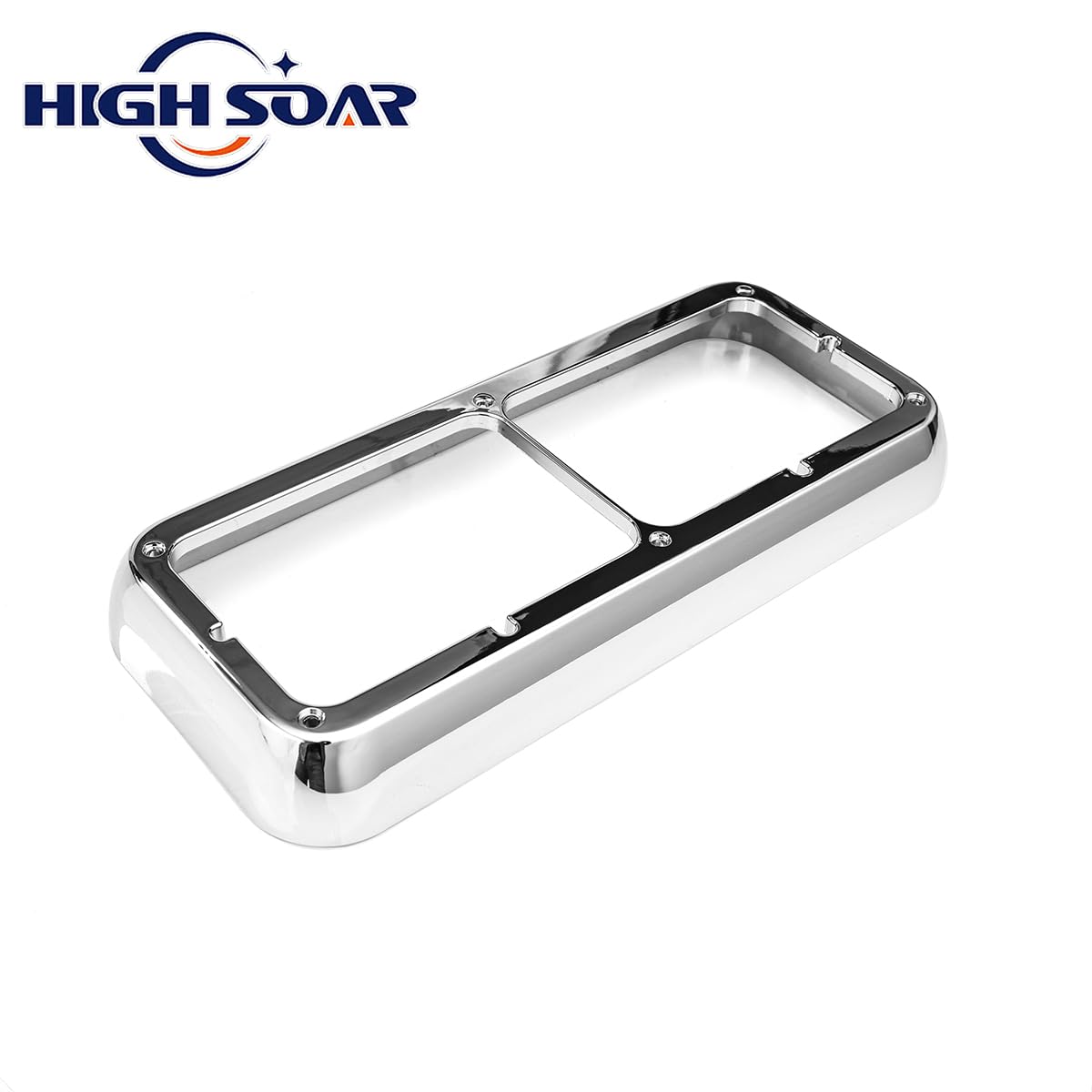 Kenworth T400/T600/T800/W900B/W900L Headlight Bezel – Chrome LED 12" Amber Strip (3 - 2048 - 3) - RoadWest Truck Parts - B09V7CNNJN - High Soar