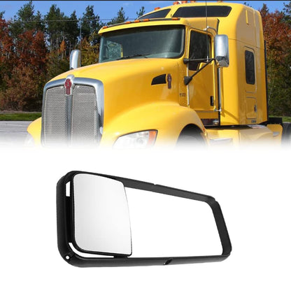 Kenworth T600/T660/T800 Heated Lower Mirror Glass w/ Frame – Defrost (Driver & Passenger) - RoadWest Truck Parts - B09SPBLGVF - High Soar