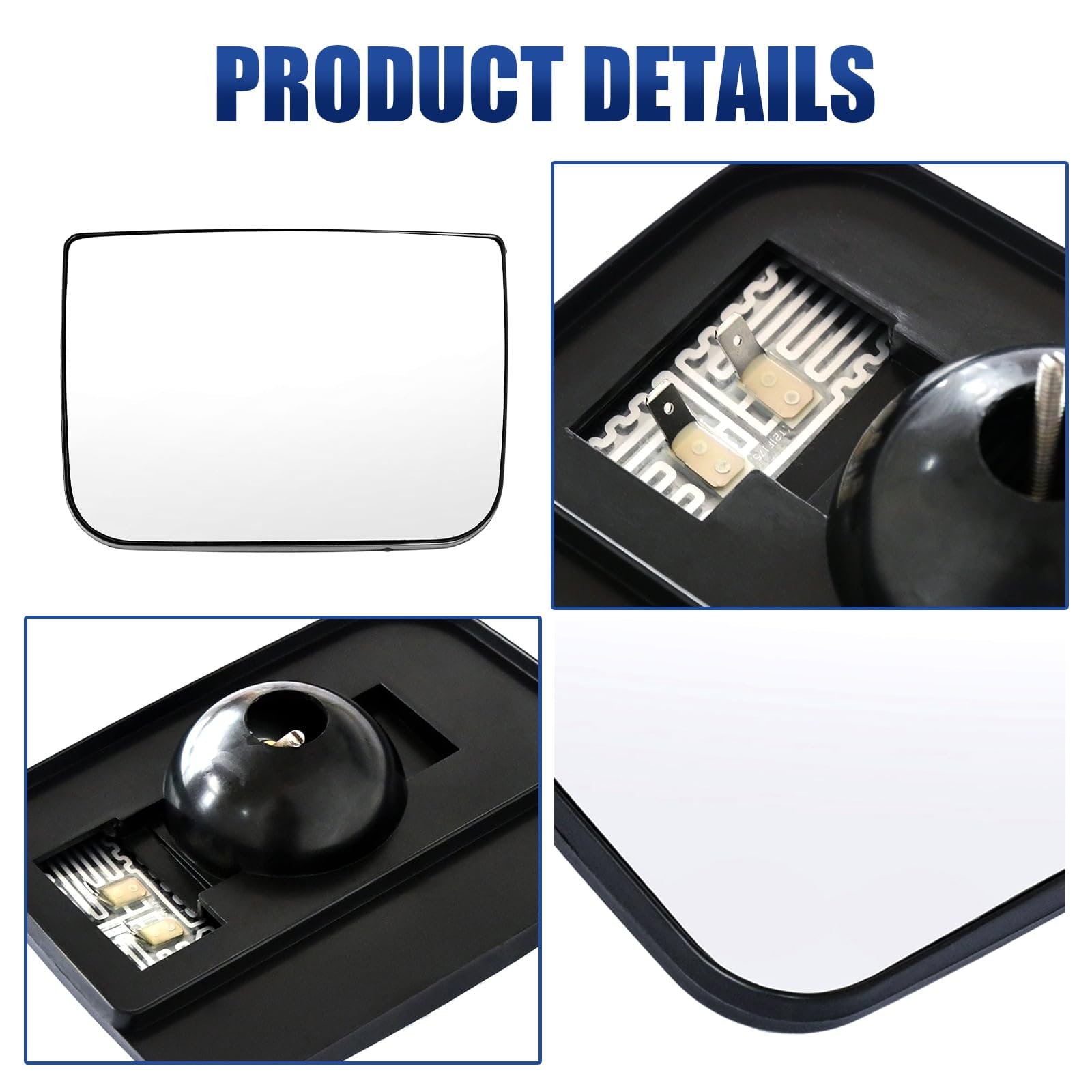 Kenworth T600/T660/T800 Heated Mirror Glass – Defrost Convex (2013–2018) - RoadWest Truck Parts - B0978XQNWC - High Soar