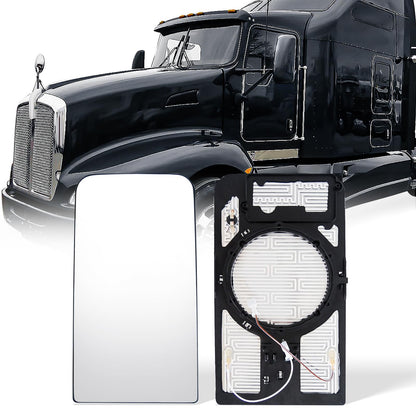 Kenworth T600/T660/T800 Heated Mirror Glass – Defrost Convex (2013–2018) - RoadWest Truck Parts - B0978XQNWC - High Soar