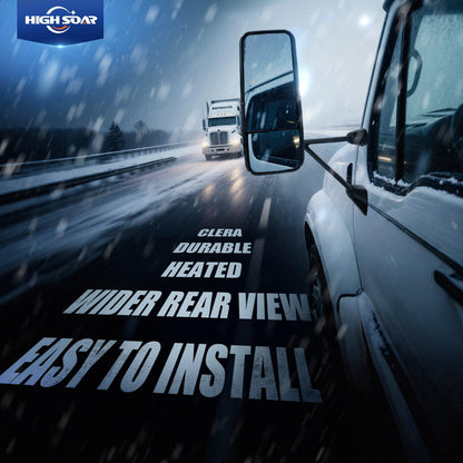 Kenworth T600/T660/T800 Heated Mirror Glass – Defrost Convex (2013–2018) - RoadWest Truck Parts - B0978XQNWC - High Soar