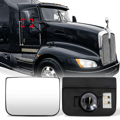 Kenworth T600/T660/T800 Heated Mirror Glass – Defrost Convex (2013–2018) - RoadWest Truck Parts - B097DYYF6H - High Soar