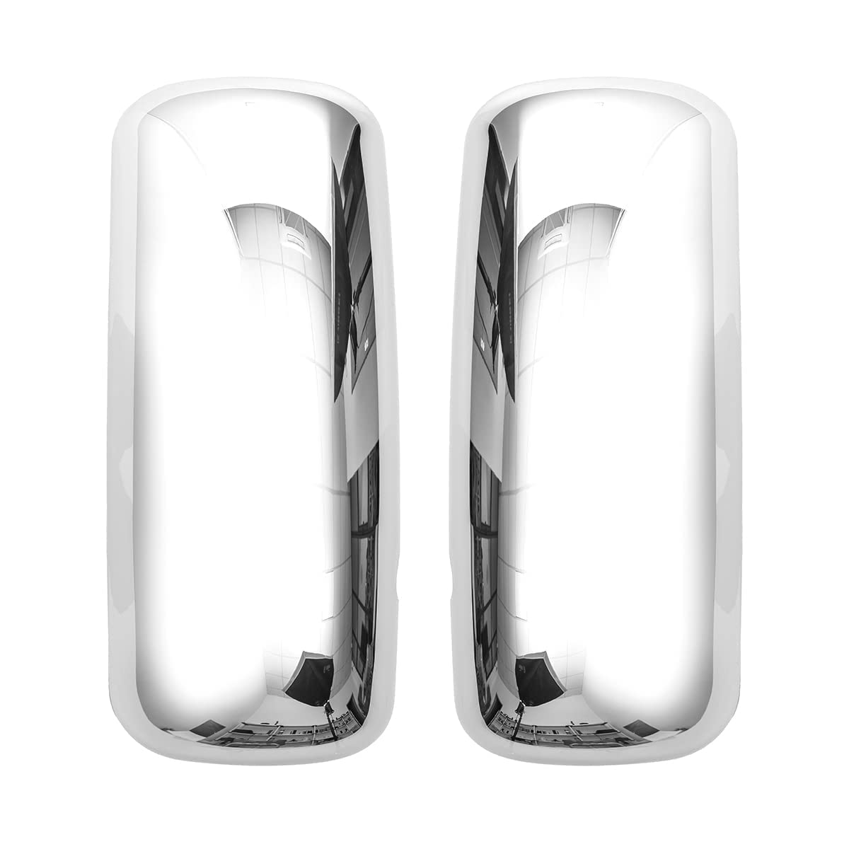 Kenworth T600/T660/T800/T370/T470 Mirror Covers Pair – Chrome - RoadWest Truck Parts - B09HK8D3FR - High Soar