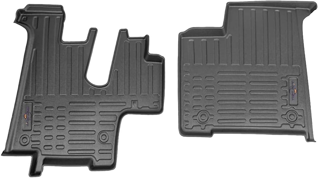Kenworth T600/T660/T800/W900/T440 Seat Floor Liners 2pc (2006–2020) – All - Weather TPV - RoadWest Truck Parts - MZ-66305U - High Soar