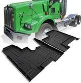 Kenworth T600/T800 & W900 Floor Mats – Custom Fit TPV (2002–2006) (Automatic Cabs) - RoadWest Truck Parts - MZ-64305U - High Soar