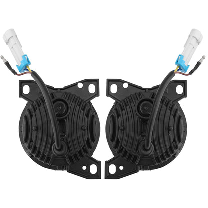 Kenworth T660 Front Fog Light Pair w/ Bulbs (2008–2015) – Waterproof - RoadWest Truck Parts - B08TLJV9FF - High Soar