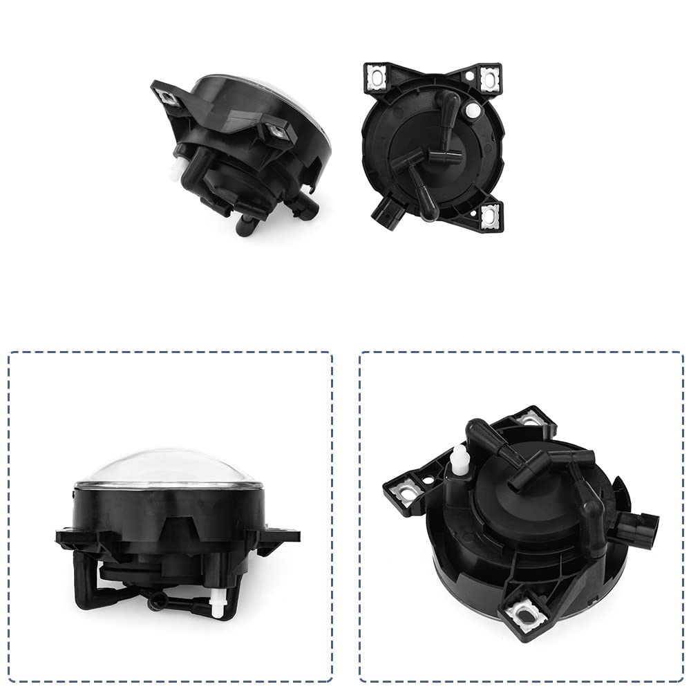 Kenworth T660 Front Fog Light Pair w/ Bulbs (2008–2015) – Waterproof - RoadWest Truck Parts - B08TLJV9FF - High Soar