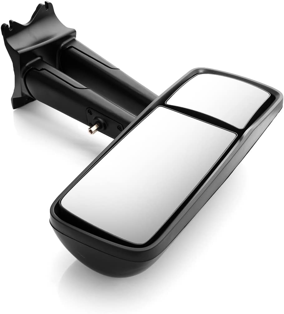 Kenworth T680/T880 Door Mirror w/ Arm – Heated Power, Black (RH Passenger) - RoadWest Truck Parts - B09ST6MJDY - High Soar