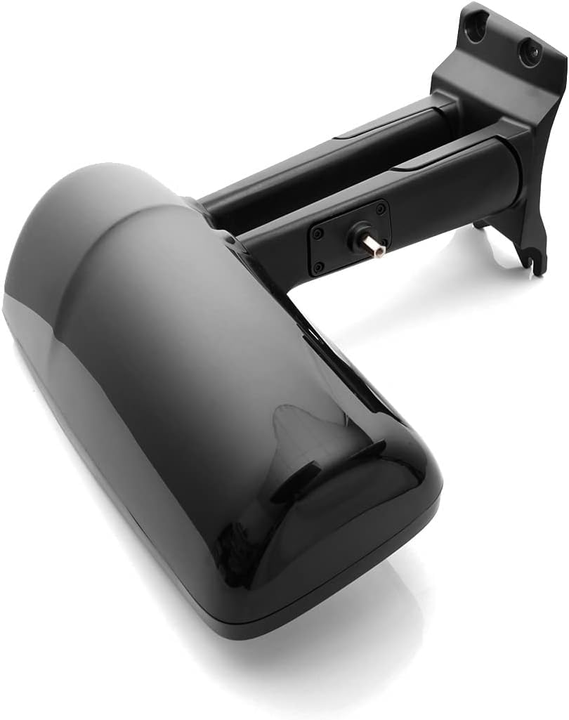 Kenworth T680/T880 Door Mirror w/ Arm – Heated Power, Black (RH Passenger) - RoadWest Truck Parts - B09ST6MJDY - High Soar