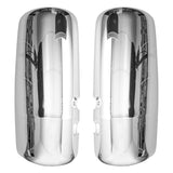 Kenworth T680/T880/W990 Door Mirror Covers Pair – Chrome - RoadWest Truck Parts - B09H5KDR44 - High Soar