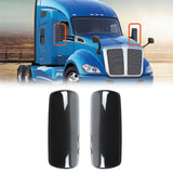 Kenworth T680/T880/W990 Mirror Cover – Chrome (Left/Right) - RoadWest Truck Parts - B0B1H5JXXC - High Soar